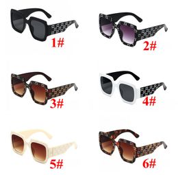 Square Big Frame Women Sunglasses Fashion Luxury Retro Oversize Classic Hip Hop Sun Glasses UV400 Rivet Design black lens 10pcs