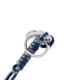 Thread braided leather rope Keychain luxury designer m67224