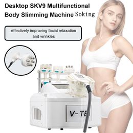 Portable RF Vacuum Roller Massage Other Beauty Equipment Slimming Machine 40K Cavitation Vela Body Shape Equipment Fat Loss Cellulite Reduction Device