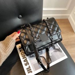 HBP bags brand designs women handbags 2021 classic black Colour Qui sewing SMALL inclined shoulder bag restoring ancient ways joker contracte
