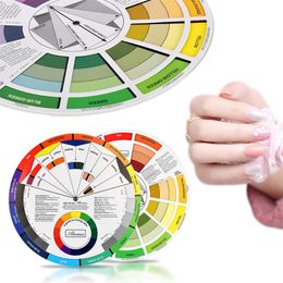 ink wheel UK - Other Tattoo Supplies Color Wheel Ink Chart Paper Accessories Professional Equipment Pigments Swatches Permanent MakeupOther