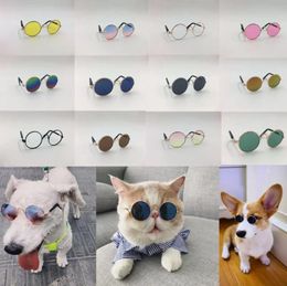 Pet Puppy Sunglasses Dog Cat Sun Glasses UV Fashion Cool Accessories Protective Glasses Windproof Eye Wear Protection Supplies B8016