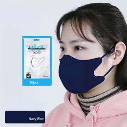 Disposable 3d three-dimensional mask Morandi Colour three-layer melt-blown cloth dust-proof, anti-fog, breathable masks