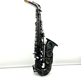 mouthpiece sax alto UK - YAS-875EX Alto Saxophone Eb Tune Black Nickel Plated Sax Professional Woodwind With Case Mouthpiece Accessories2050