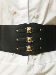 Belts French Vintage Waist Belt Women's Fashion Loose Tight Girdle Decorative Dress Shirt Coat Casual GirdleBelts Emel22