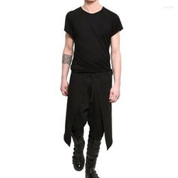 Men's Pants Brand Black Mens Korean Harem Long Loose Fit Dance Smart Pant For Man Skinhy Punk Goth Chic Trousers Size M-3XLMen's Naom22