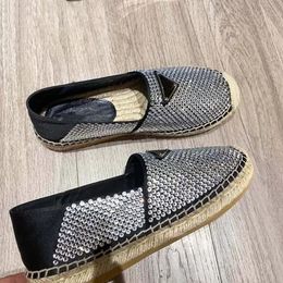 Classics Quality Women Slippers Designer Shoes Espadrilles sparkle with diamond Sneakers printing Walk Sneaker canvas High top Platform Trainers