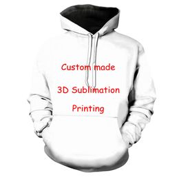 3D Print DIY Custom Design Mens Womens Clothing Hip Hop Sweatshirt Hoodies Wholesale Suppliers For Dropship large size XS 7XL 220706