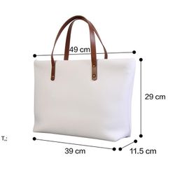 Sublimation Storage Bags Thermal Transfer White Bag with Handle Sublimated Bags Heat Printing Customized Handbag by sea CCE13555