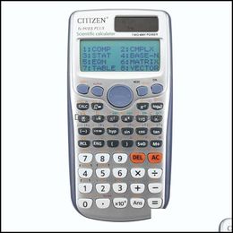 Calcators Office School Supplies Business Industrial Handheld Students Scientific Calcator Led Display Pocket Functions For Teaching 991Es