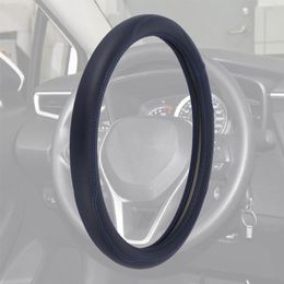 Steering Wheel Covers Microfiber Faux Leather Excellent Embossed Protector Soft Car Cover Durable For AutosSteering