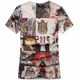 Magliette da uomo uomo gatto t-shirt uomo/donna stampa 3d star star star hip hop cartone animato topchette