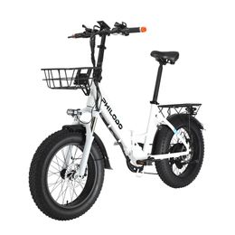 EU Stock H4 13Ah 48V 250W 20 Inch Folding Moped Electric Bicycle hydraulic disc brakes 60KM Mileage Range Electric Bike
