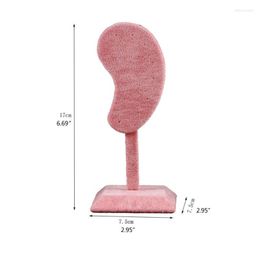 Jewelry Pouches Bags Ins Style Earring Stand Flannel Display Props Ear-shaped Ear Clip Stud Organizer F3MD Edwi22