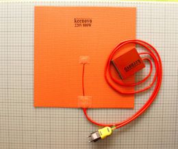 Carpets 35x35cm 800W 220V Silicone Heater Pad Cobblebot Huge 3D Printer Heated Bed W/Digital Controller PlugCarpets