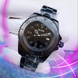 Men's Automatic Dating Clothing Design Watch Mechanical Movement Sports Swimming Super Luminous Clock Full Stainless Steel Black Classic Wristwatch
