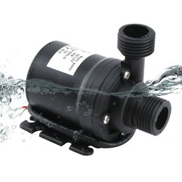 BORUiT Ultra Quiet Mini Submersible Water Pump 5M 800LH DC12V Home Garden ilter Fish Pond rium Fountain Tank Y200917