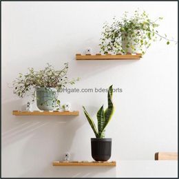 Other Home Decor Garden 1 Set Storage Shelf Hollow-Out Ornamental Load Bearing Bedroom Wall Partition Rack For Balcony Drop Delivery 2021