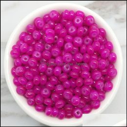 Diy 50Pcs 6Mm Glass Oblate Pearl Spacer Loose Beads Pattern Jewellery Making Craft D Jllywa Drop Delivery 2021 Pendants Arts Crafts Gifts H