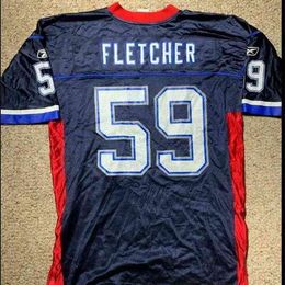 Chen37 Custom Men Youth women LONDON FLETCHER Football Jersey size s-6XL or custom any name or number jersey