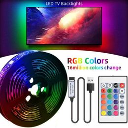 Strips Usb Infrared Light With Remote Control Luminous String Suitable TV PC BackLight Lamp For Living Room Meeting PlaceLED LEDLED LED