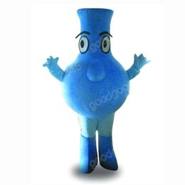 Halloween blue bottle Mascot Costumes Christmas Party Dress Cartoon Character Carnival Advertising Birthday Party Costume Outfit