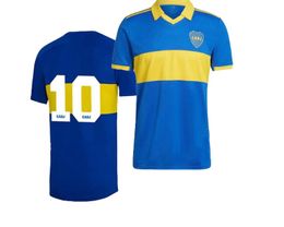 22-23 Boca home 2022 Customised thai quality soccer jerseys custom sport football kingcaps 10 Salvio 9 Benedetto 11 SALVIO 6 Marcos Rojo 10 CARLITOS 22 VILLA