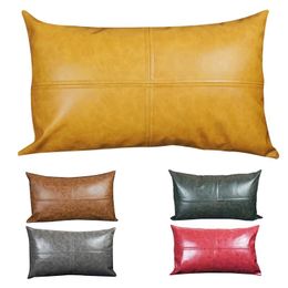 Cushion/Decorative Pillow 1pc Cushion Cover 30x50/45x45/50x50/60x60cm Square Rectangle Case For Living Room Sofa Home Decor Pillowcase Pu Le