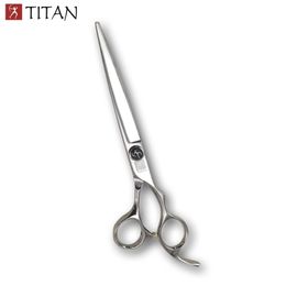 Titan high quality sus440c japan steel cut thinning 7inch8inch barber tools shears pet dog cat grooming scissors 220621