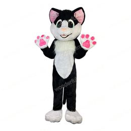 Christmas Cat Mascot Costumes High quality Cartoon Character Outfit Suit Halloween Outdoor Theme Party Adults Unisex Dress