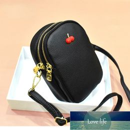 Vertical Simple Phone Holder Coin Purse Evening Bag Three-Dimensional Small Lightweight Mobile Bags New Double-Layer Messenger Bag