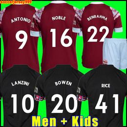 -20 21 camisa de futebol 2020 2021 United NOBRES jerseys ANDERSON RICE NOBRES futebol camisas Men + crianças kit 125 anos 125º terceira preto