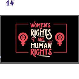 2024 Banner 3x5ft Feminist Flag Support Womens Rights Flags Double Stitched Women Choice Flag With Brass Grommets Banners Fast Delivery B0630