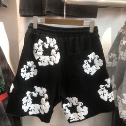 Men and Women Cotton Summer Lounge Pants Floral Print Loose Short
