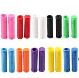 Party Favour Rubber Bike Handlebar Grips Cover BMX MTB Mountain Bicycle Handles Anti-skid Bicycles Bar Grip Fixed Gear Parts RRB14916