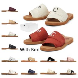 womens moccasins slippers UK - With Box Woody Sandals Women Flat Mules Slippers Summers Lightweitght Sandel Sliders Luxurys Ladies Outdoor Walkings Beach Sporty Shoes Womens Rubber Sole Slides