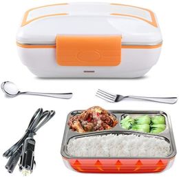 Portable Electric Heating Lunch Box 12v 110V 220V Lunch Box Food Container for Car Office Lunchbox Car Use US 110V UR 220V 201016