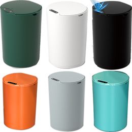 Automatic non-contact smart trash can household electric trash can kitchen bathroom living room trash can induction 220408