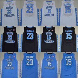 Nikivip NCAA North Carolina Tar Heels 15 Carter 23 Michael College blue white cheap black Basketball Jerseys Stitched s jersey shirts