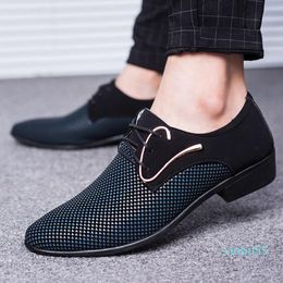 Dress Shoes Man Pointed Toe Designer Leather For Men High Quality Oxford Business Casual Big Size 38-45