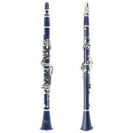 clarinets woodwind Canada - Bb Clarinet Cupronickel 17 Keys High Quality Woodwind ABS Resin Clarinet With Box Reed Musical Instrument Accessories