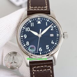 4 Colours TWF K6 Super quality men Watch Wristwatches IW327002 40mm Alligator leather strap Luminescent ETA 9015 Movement Automatic Mens Watches