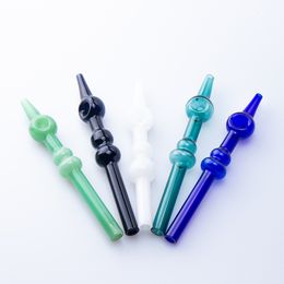 Headshop214 Y083 Colourful Smoking Pipes About 6.1 Inches Calabash Style Tube Dab Rig Glass Pipe