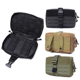 Outdoor Sports Tactical Bag Backpack Vest Accessory Holder Pack Molle Kit Medical Pouch NO11-774