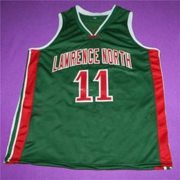 Nikivip #11 MIKE CONLEY LAWRENCE NORTH HIGH SCHOOL Retro Basketball Jerseys Mens Stitched Custom Any Number Name