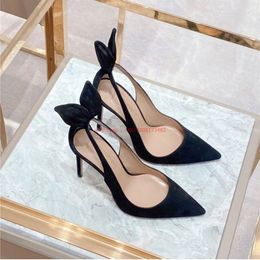 design brand woman Cute bunny ears pointed toe high heels bunny ears slingback high heel woman shoes 220516