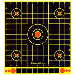 gun Airsoft Tactical Shooting Training Objective Silhouette Splatter Fluorescent Practising Splatter Reactive Adhesive Target Sheet Sticker NO16-013