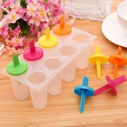 8 Grids DIY Ice Mould Reusable Cream Mold PP Plastic Cube Lattice Making Tool 220509