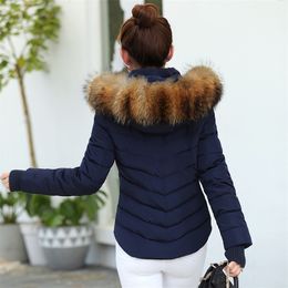 brown women's parka jacket Winter Jacket Womens Parkas Gloves warm detachable fur collar detachable hat Slim fit Outwear 200928