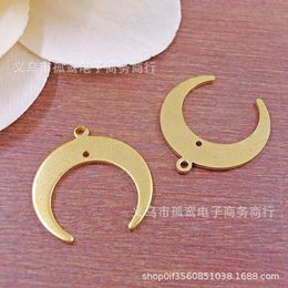 moon connector Australia - Moon Shape Fashion Stainless Steel Charm Connector for DIY Necklace Earrings Pendants Jewelry Making Accessories Supplies218